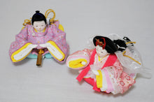 画像をギャラリービューアに読み込む, みやび雛 <br>桃色/薄藤(金襴) <br>平飾りセット