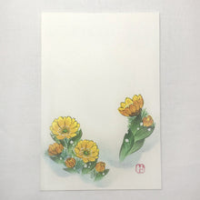 画像をギャラリービューアに読み込む, ポストカード【冬】<br>３枚セット<br>オリジナル／季節の花
